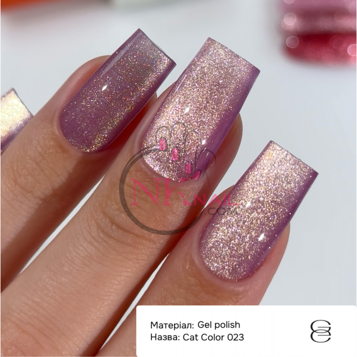 Гель-лак Gemely Cat color №023, 6 мл HEMA/TPO free
